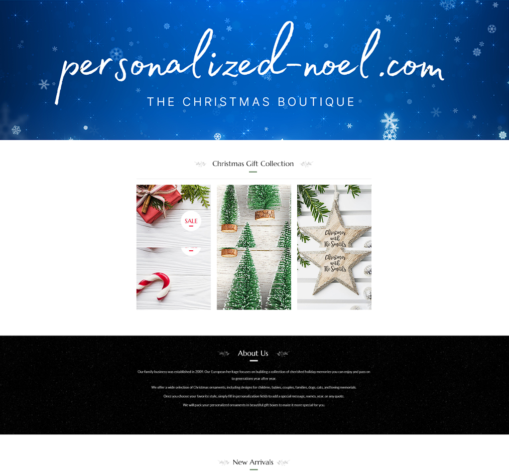 Personalized-Noel ornaments preview